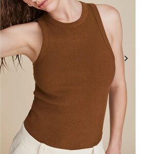 SoldOut NYC Not So Basic Tank in Toffee